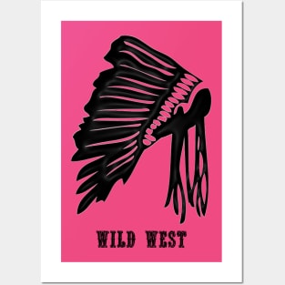 Western Era - Wild West War Bonnet Posters and Art